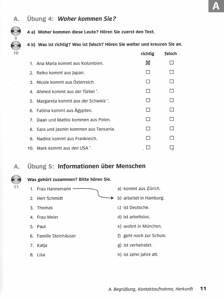 Hoeren Und Sprechen A1 11 | PDF