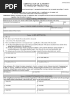 MVU-24 Gift Vehicle Tax Exemption Form | PDF | Affidavit | Perjury