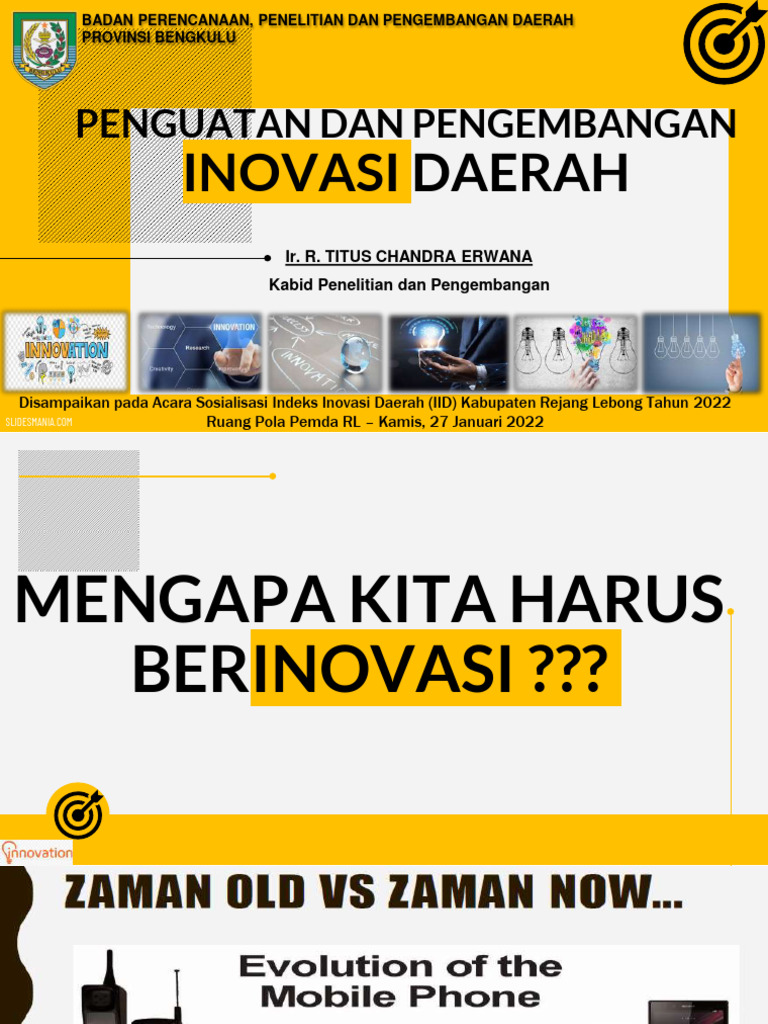 Tingkatkan Kompetitif Nasional, Wamendagri Tekankan Kekuatan Ekosistem Inovasi Daerah