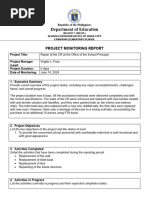 DepEd Accomplishment Report Template | PDF | Business