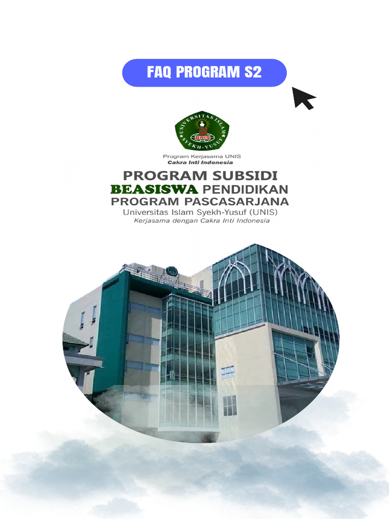 FAQ Program S2 UNIS Cakra | PDF