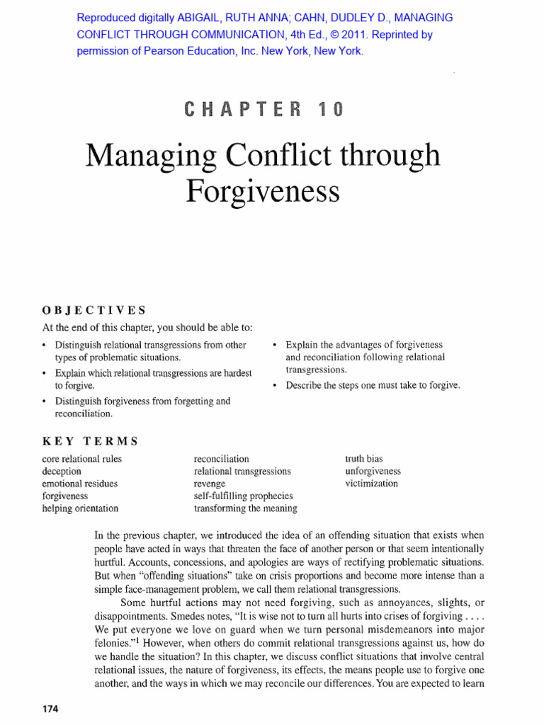 Understanding Forgiveness in Relationships | PDF | Forgiveness | Empathy