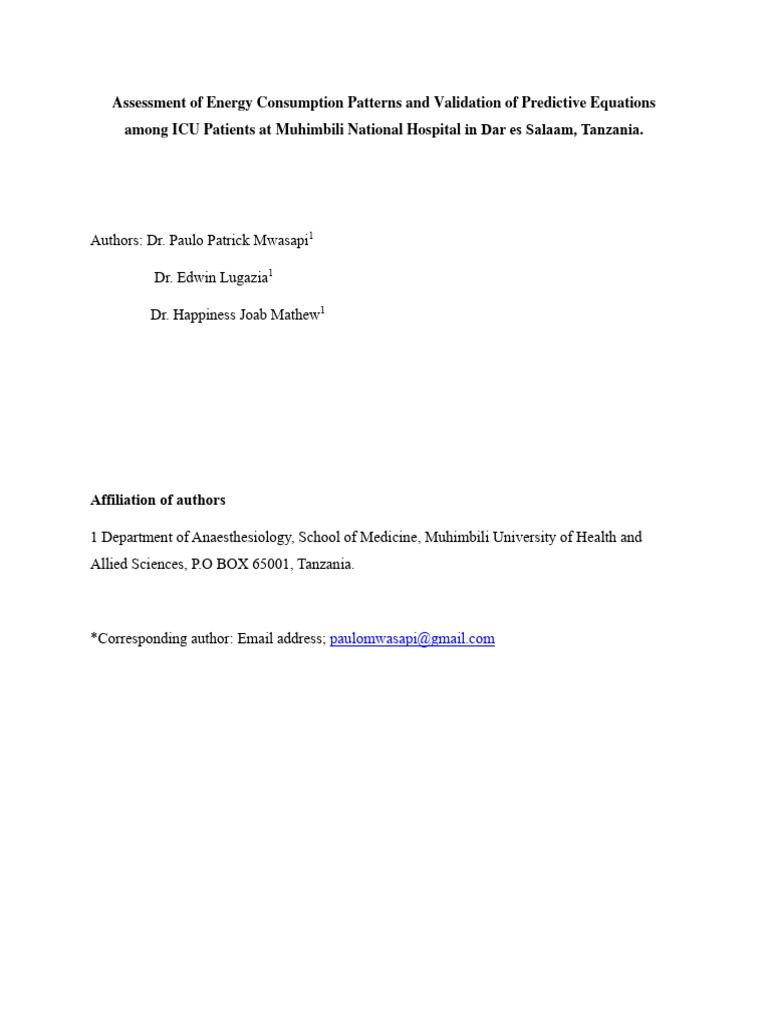 Assessment of energy consumption patterns and validation of predictive