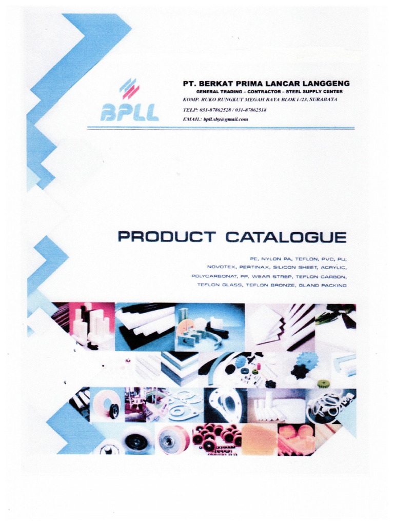 Katalog Product Plastic PT BPLL | PDF