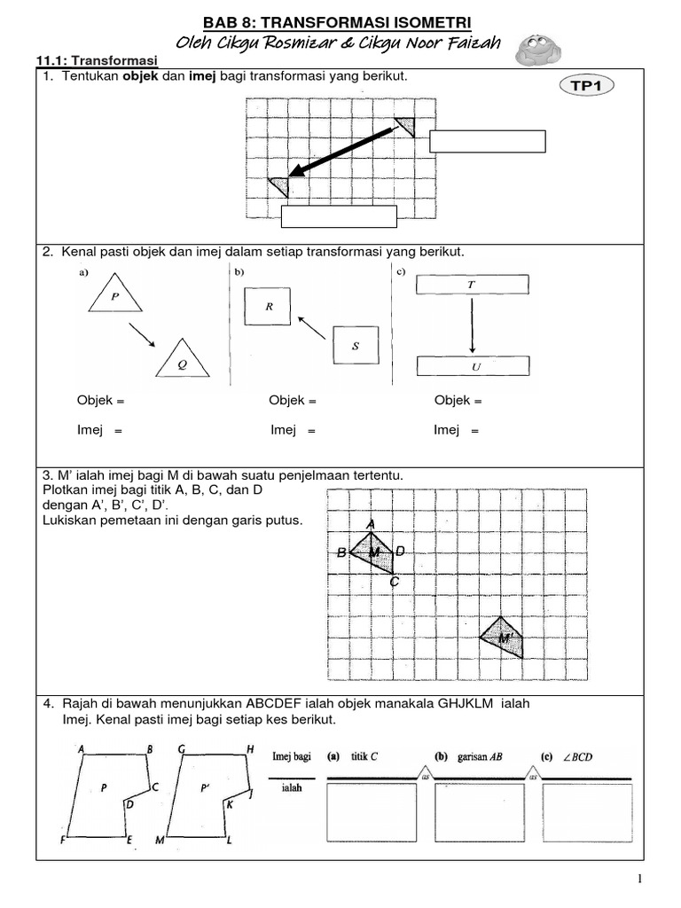 11 Transformasi Isometri A Pdf