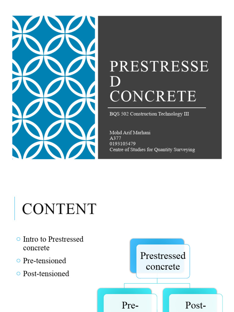 Understanding Prestressed Concrete Techniques | PDF | Prestressed ...