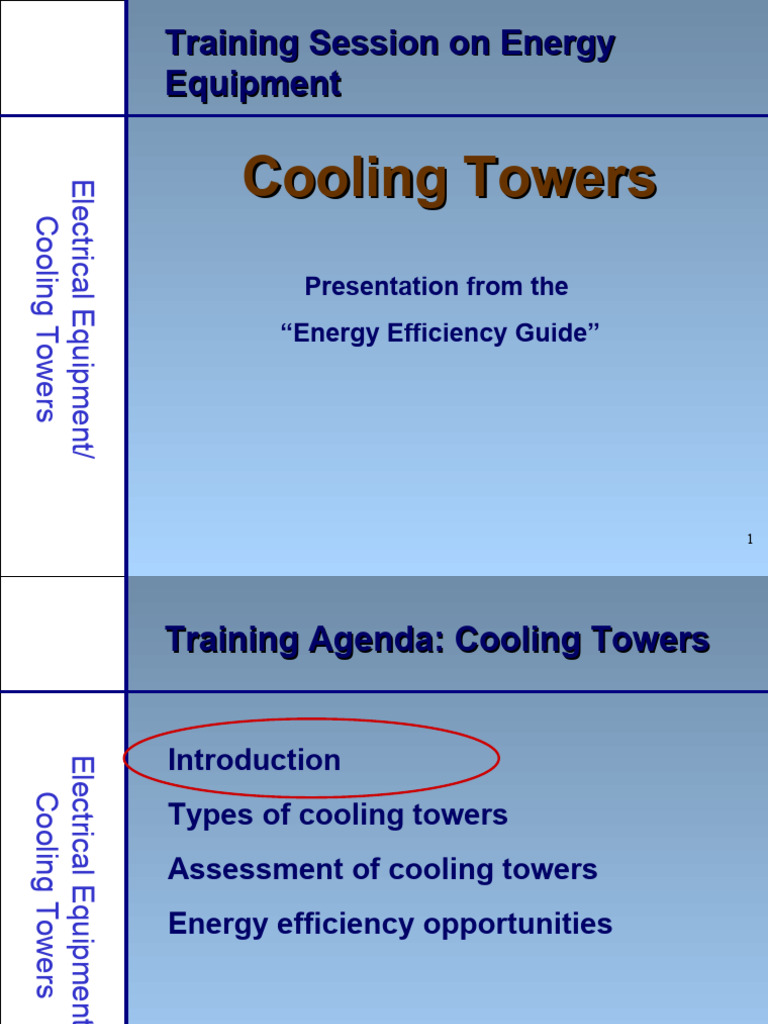Cooling Towers | PDF | Engineering Thermodynamics | Sustainable ...