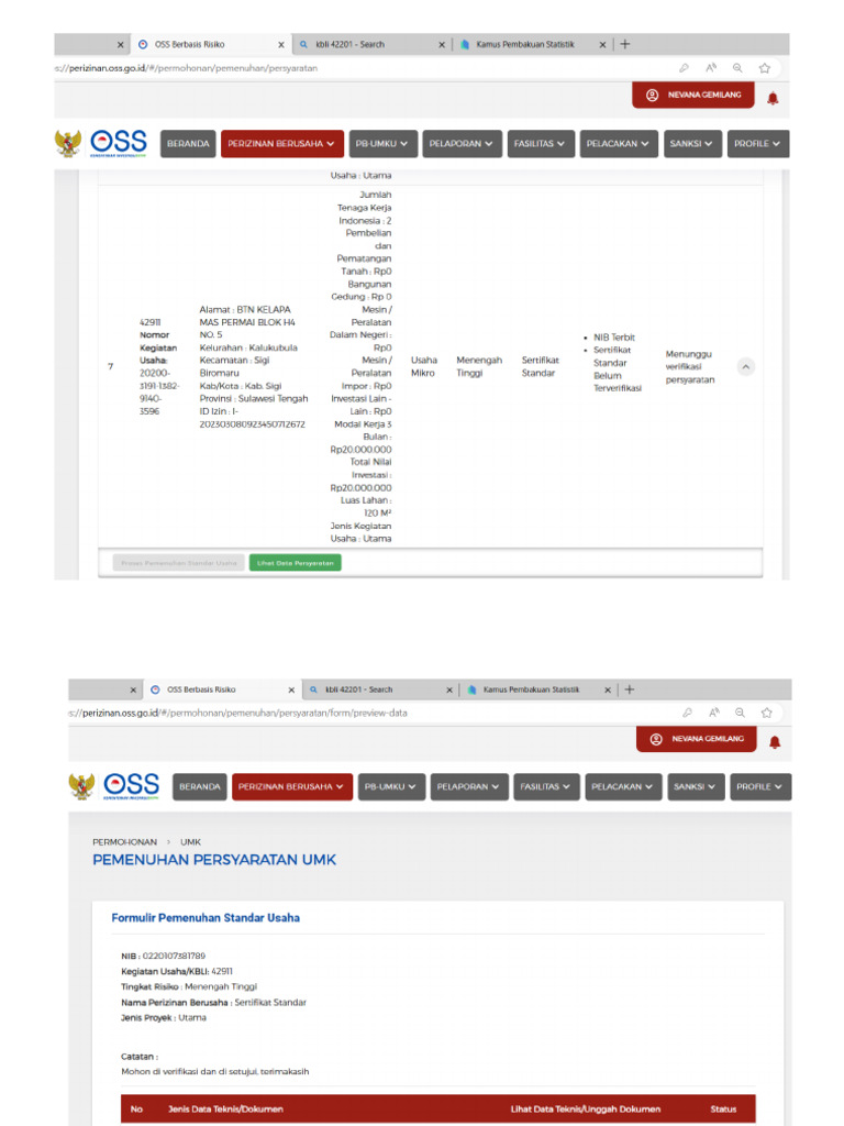 Screenshot Oss | PDF