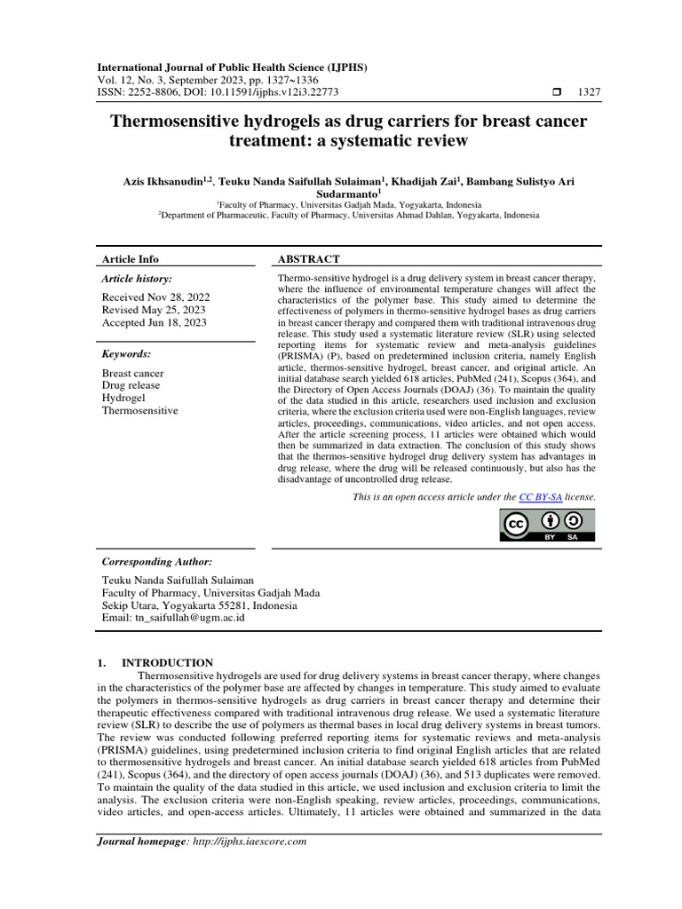 thermosensitive-hydrogels-as-drug-carriers-for-breast-cancer-treatment