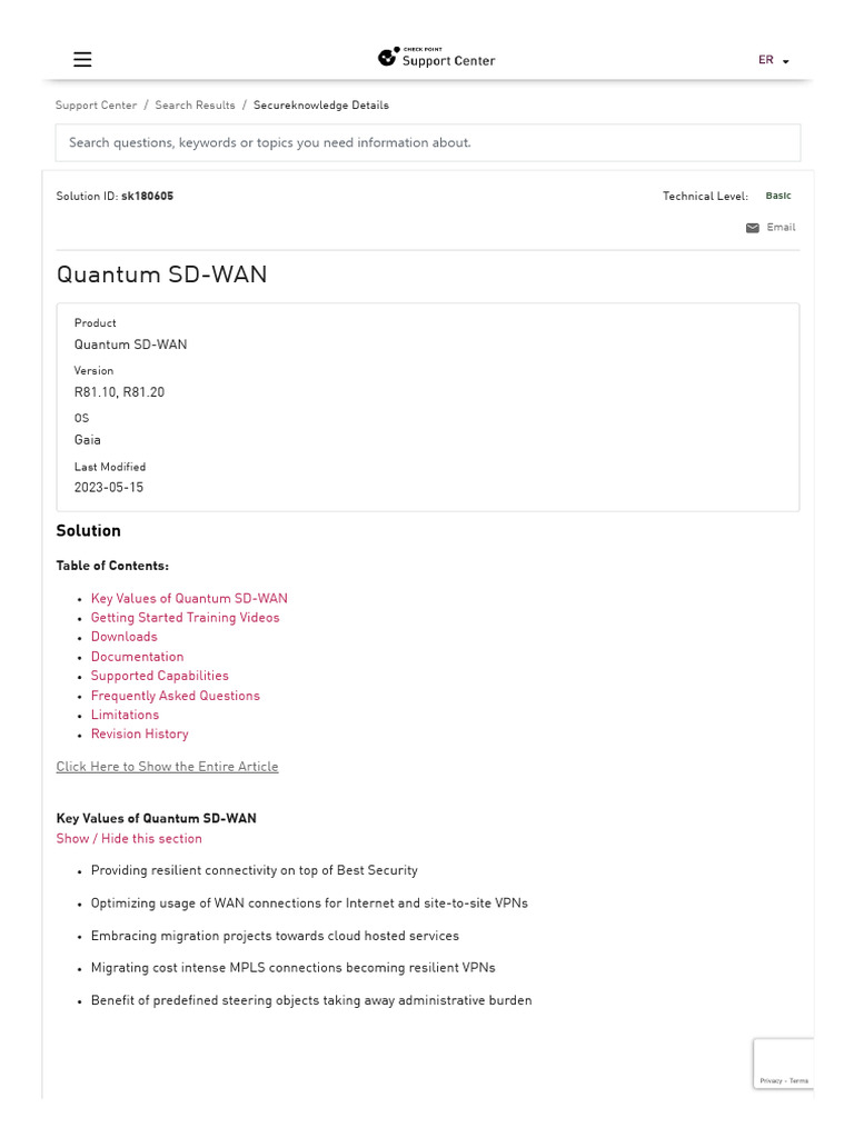 Quantum SD-WAN Admin Guide Overview | PDF | Virtual Private Network ...