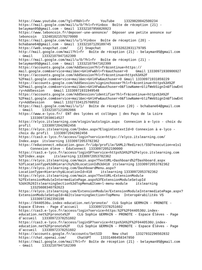 Web history pdf computer access control financial services