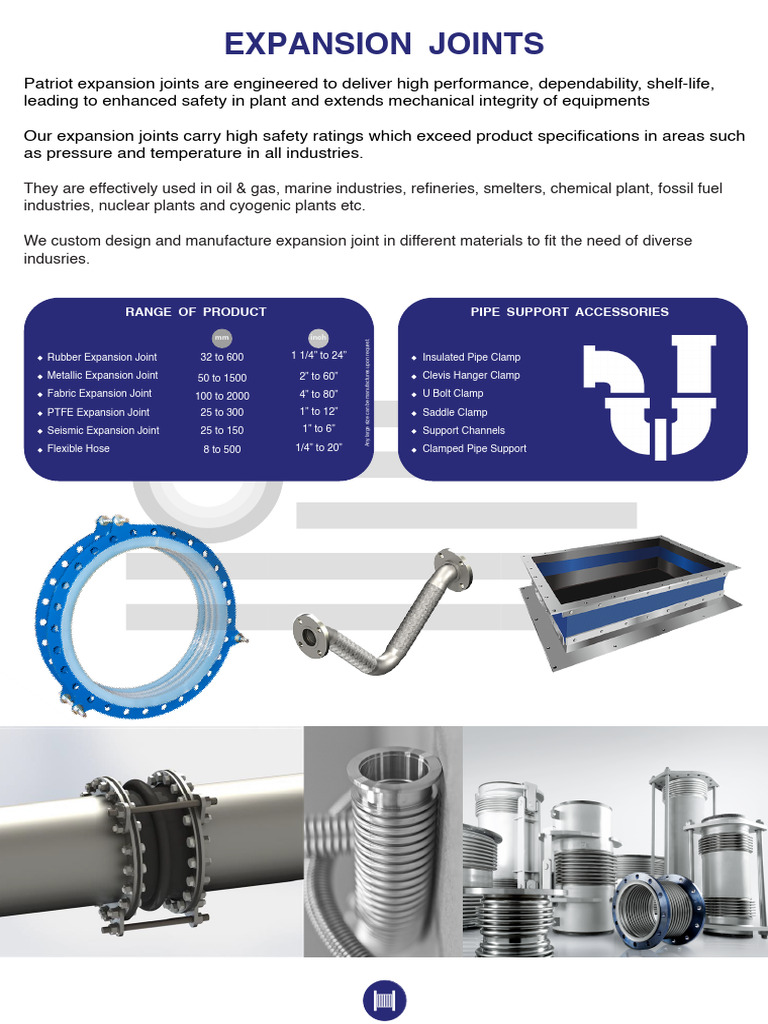 High-Performance Expansion Joints Solutions | PDF