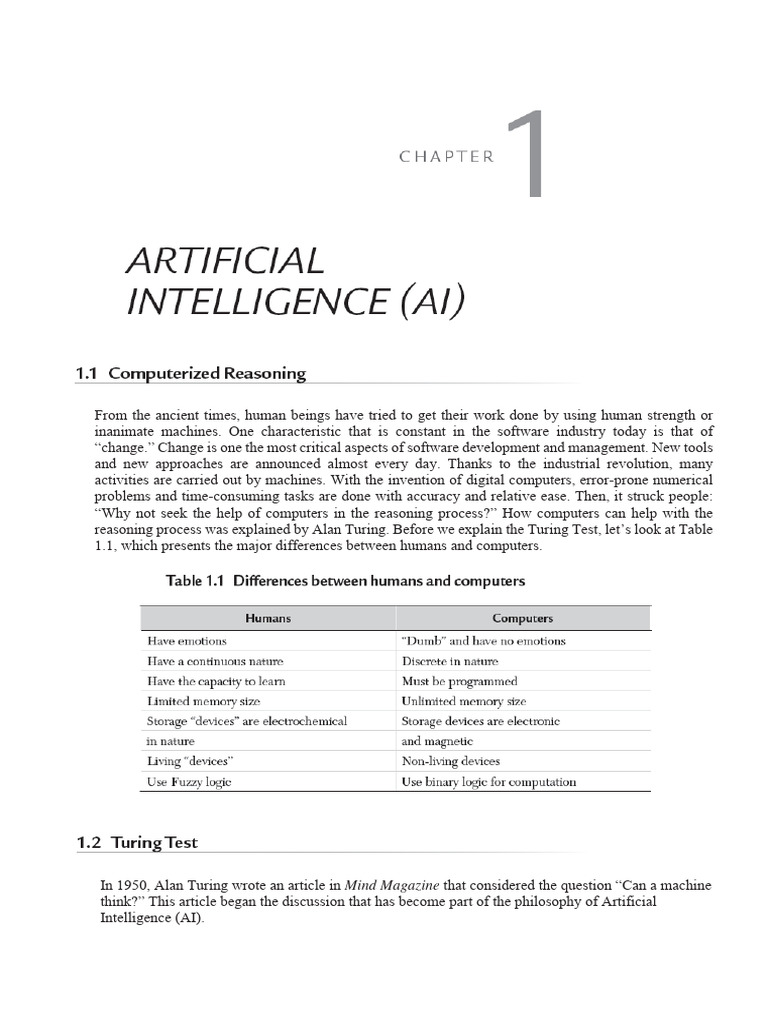 AI Chapter+1 | PDF | Artificial Intelligence | Intelligence (AI ...
