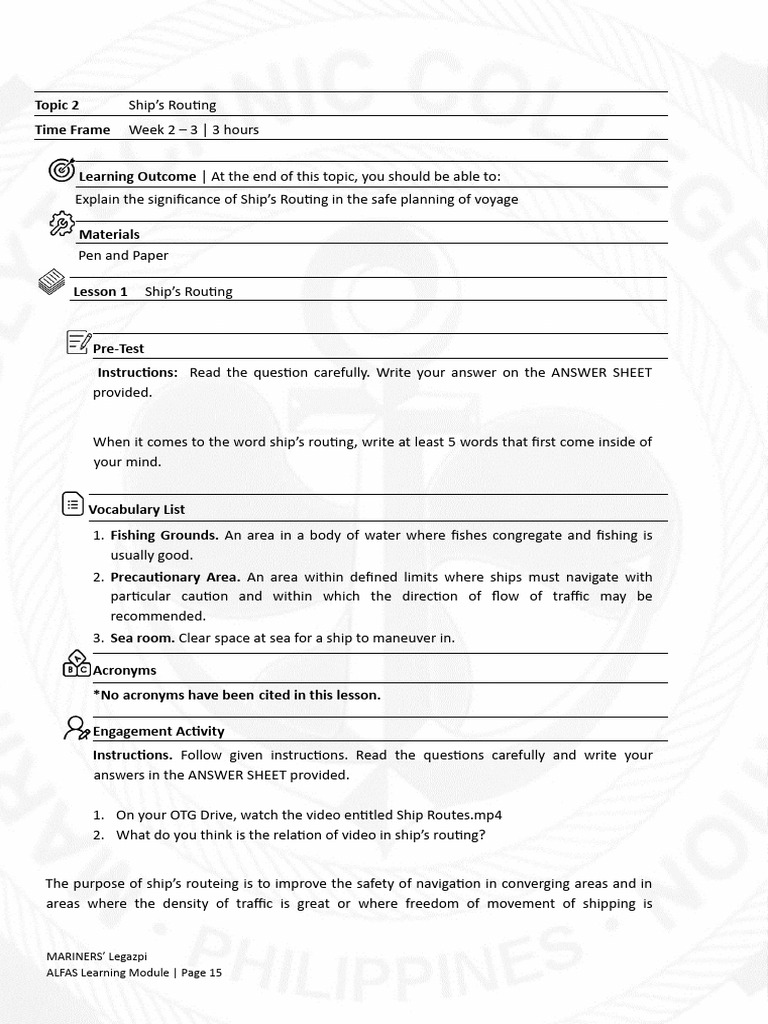 Ship's Routeing Safety Guidelines | PDF | Traffic | Ships