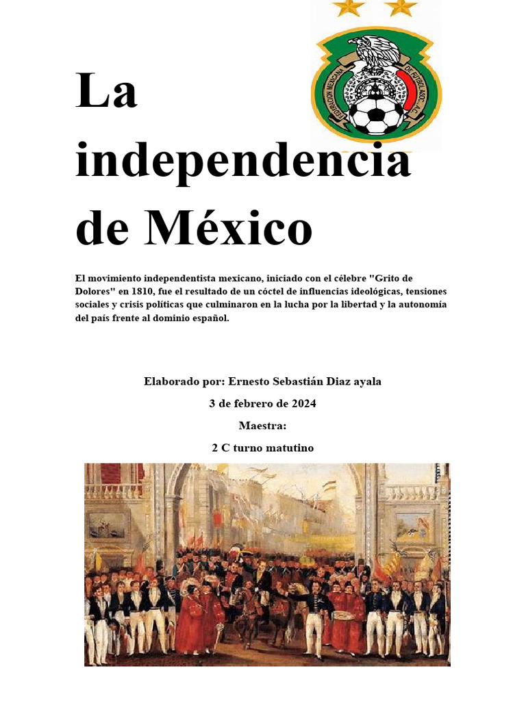 Documento 1 | PDF | México | revolución mejicana