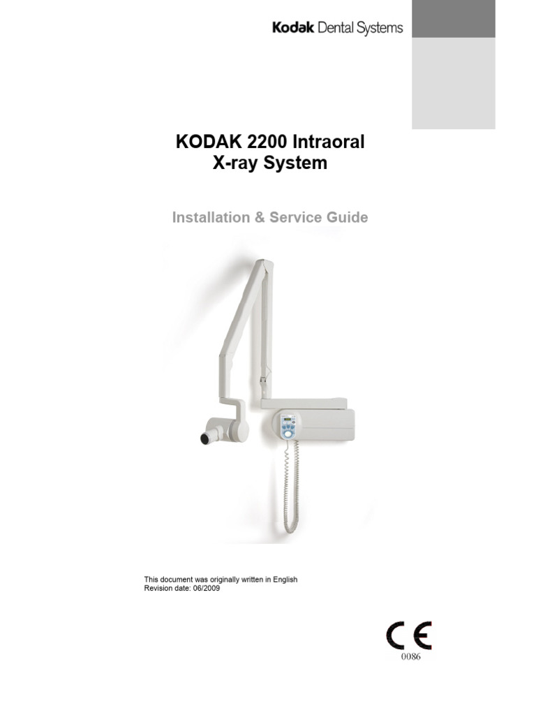 Kodak 2200 X-ray System Manual | PDF | Electrical Connector | Electrical Wiring