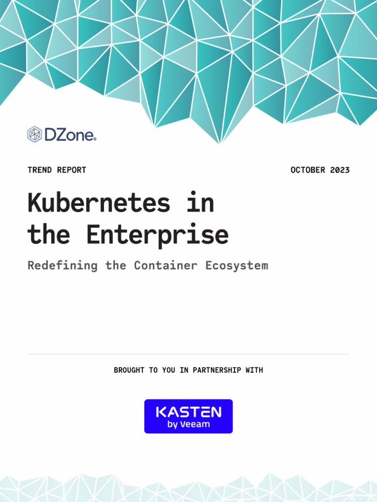 Kubernetes in Enterprise Redefining Container Ecosystem | PDF ...