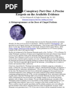 Illuminati Conspiracy Part One