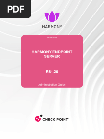 CP R81.20 Harmony Endpoint Server AdminGuide