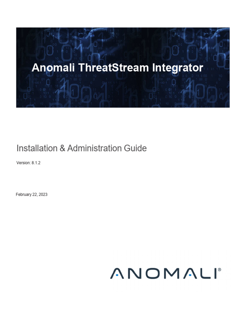 ThreatStream Integrator Install Admin Guide v8.1.2 | PDF | Computer  Engineering | Computer Architecture