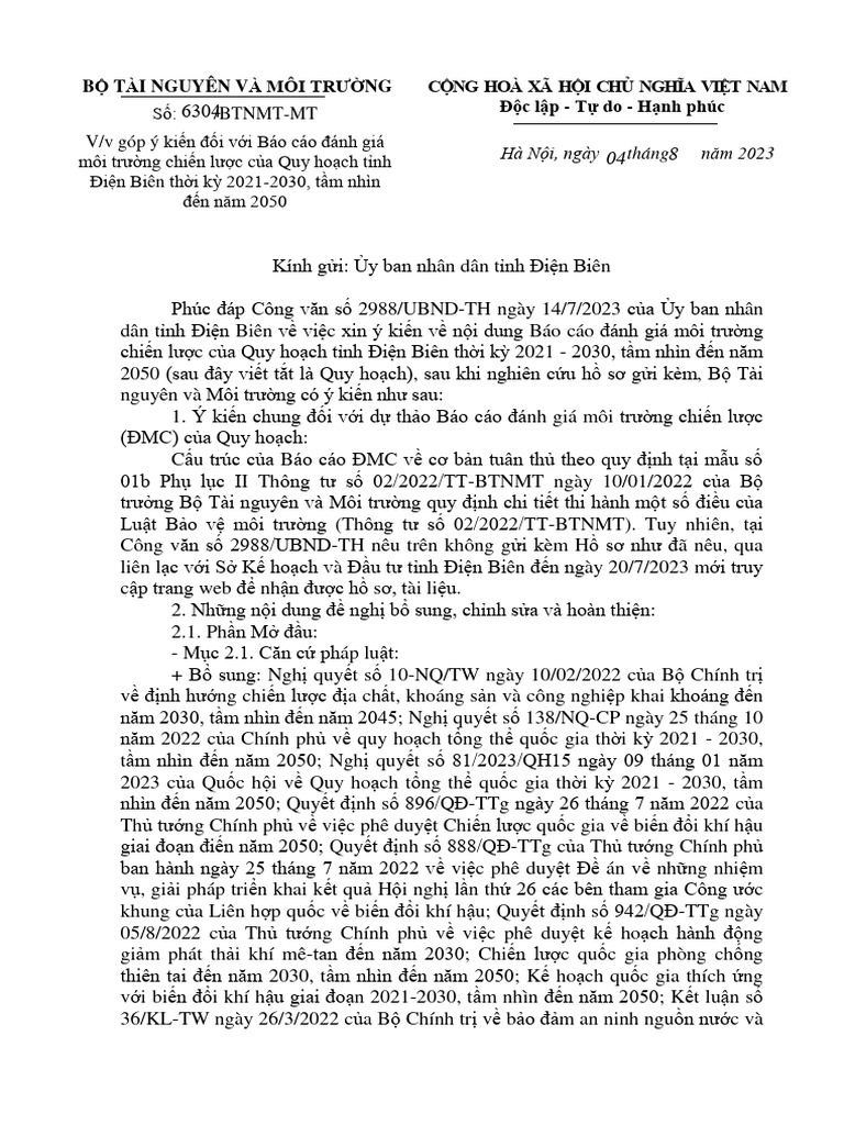 6304 BTNMT KHTC Signed | PDF