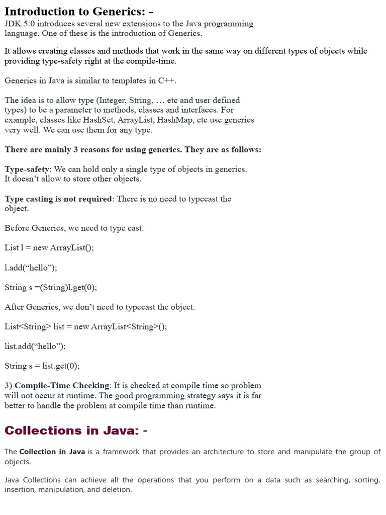 Java Notes | PDF | Class (Computer Programming) | Object Oriented ...