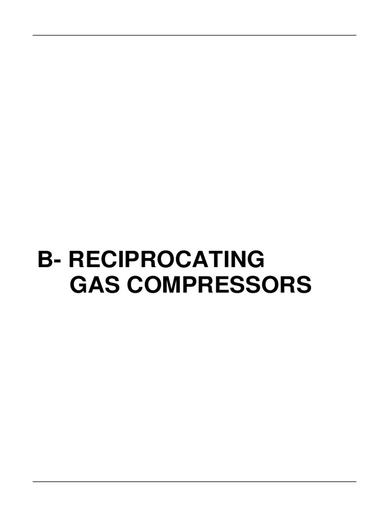 Reciprocating Compressor Overhaul Guide | PDF | Piston | Bearing ...