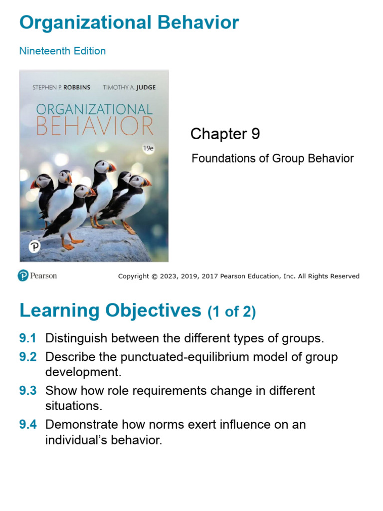 09 Foundations of Group Behaviour | PDF | Group Decision Making ...