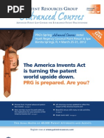 Download PRG Spring 2012 Advanced Courses Magalog  by PRGPatentLaw SN74553860 doc pdf
