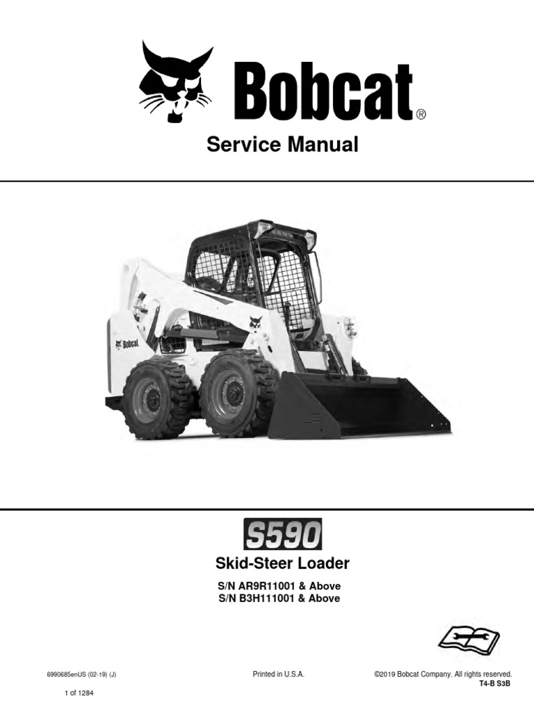 BOBCAT S590 6990685 SM Preview | PDF | Elevator | Internal Combustion ...