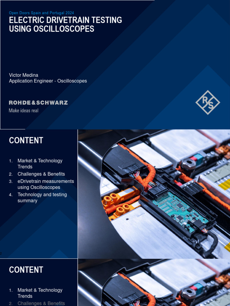 E-Mobility - Medidas en Sistemas de Propulsión Eléctrico (Power Train ...