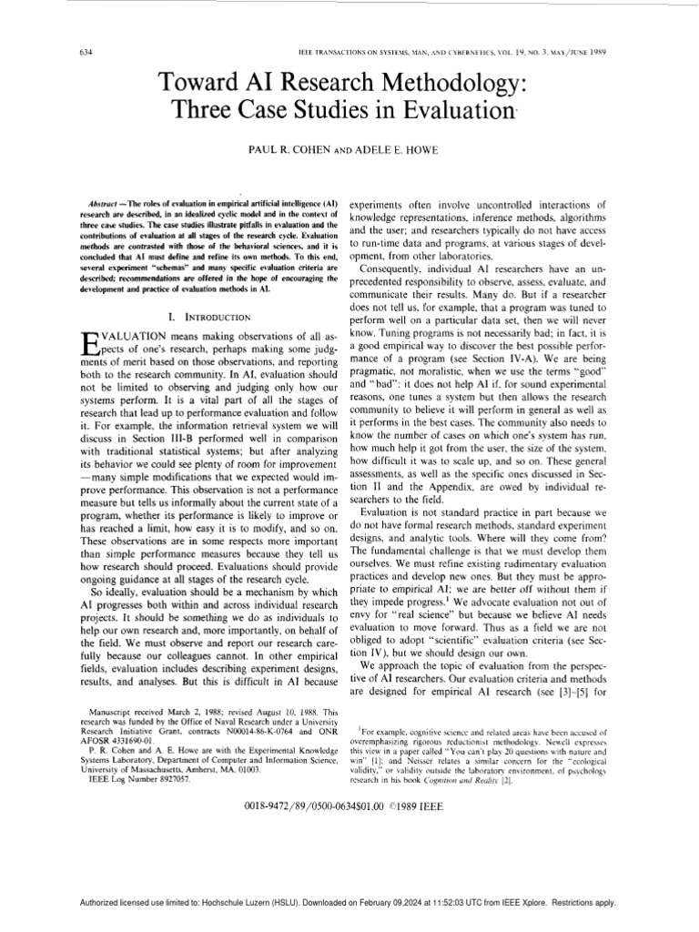 AI Evaluation Methodology Insights | PDF | Artificial Intelligence ...