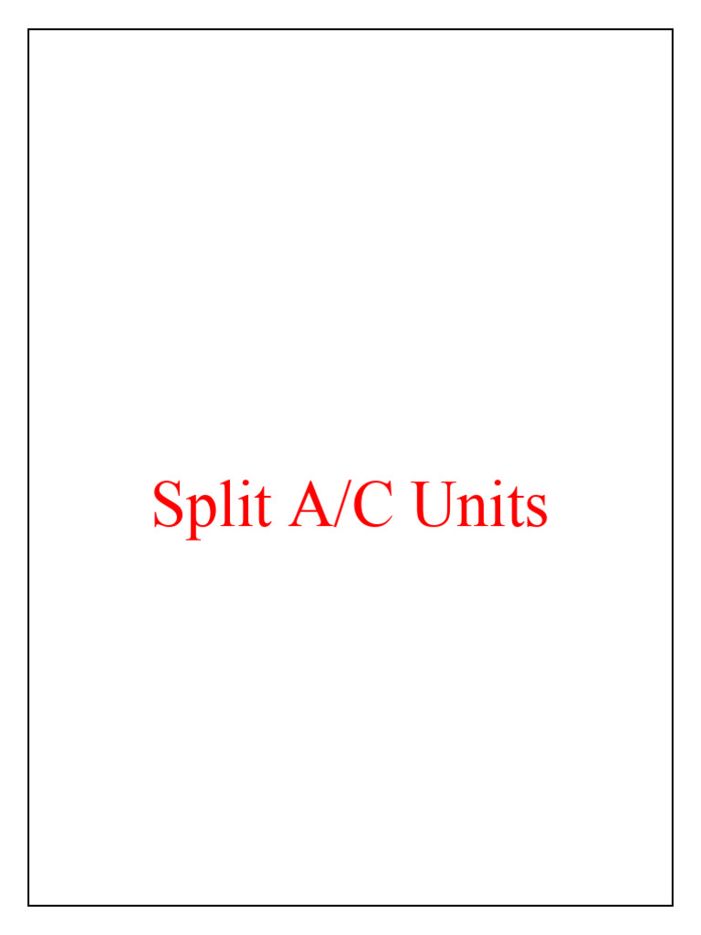 Pre Commissioning Procedure For Split A | PDF