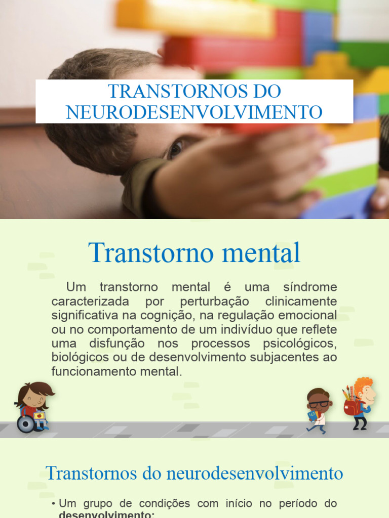 Transtornos do Neurodesenvolvimento | PDF | Espectro do autismo ...