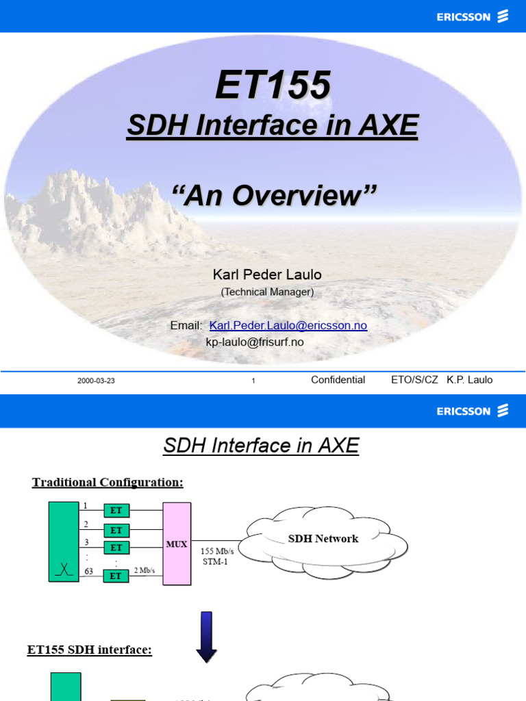 Overview of ET155 SDH Interface | PDF | Telecommunications | Digital ...