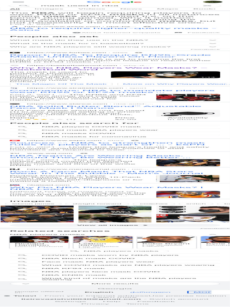Mask used in nba google search pdf national basketball