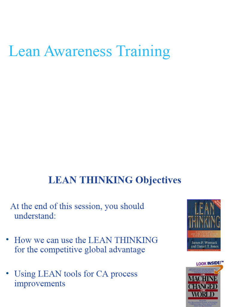 Lean Training | PDF | Lean Manufacturing | Six Sigma