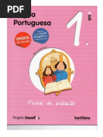 SantilhanaLivro Fichas Avaliao LP 1 Ano