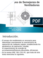 Leyes de Semejanza de Ventiladores