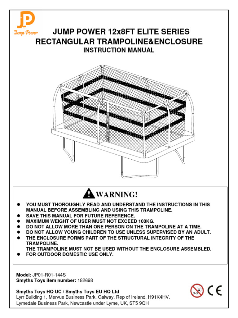 Trampoline 182698-Assembly | PDF