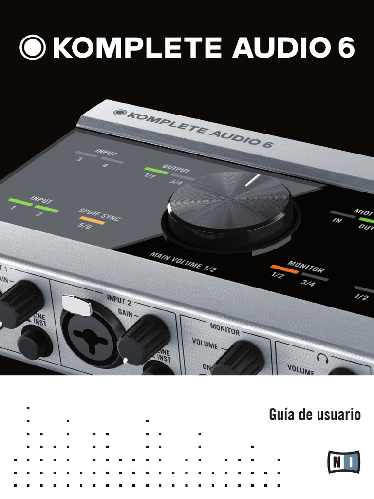 Komplete Audio 6 Manual Spanish | PDF | USB | Micrófono