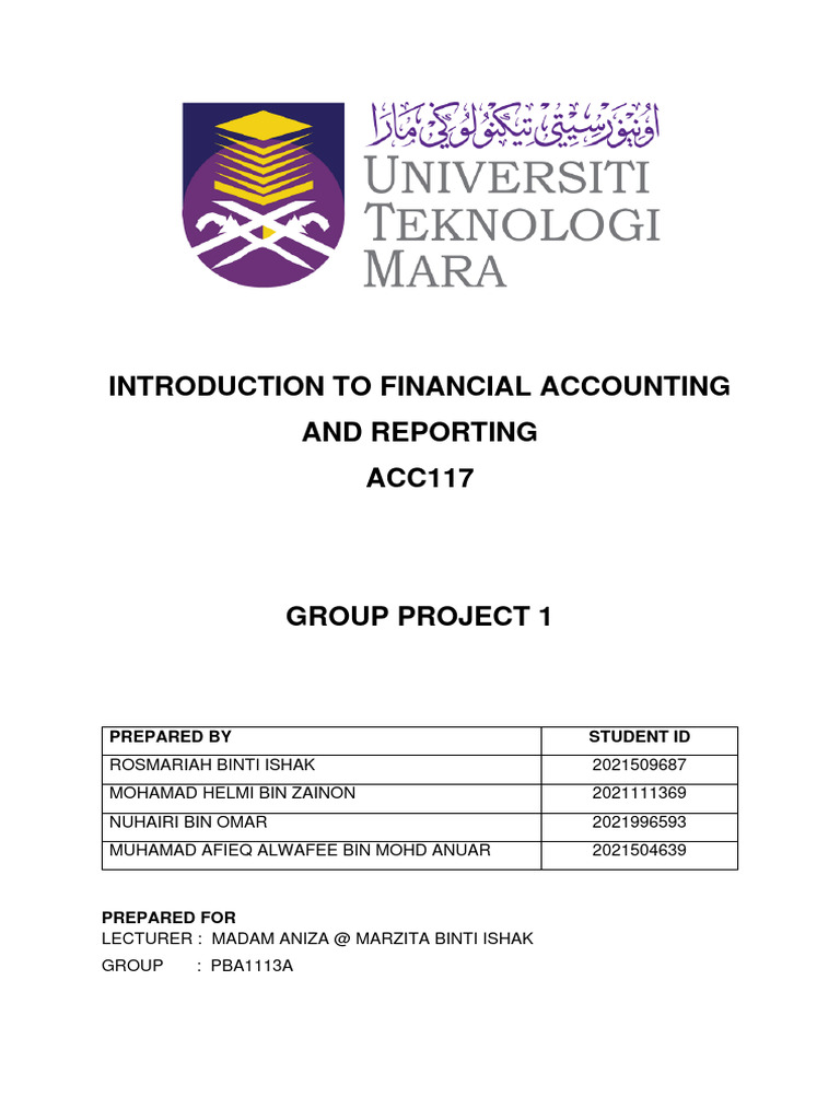 ACC117REPORT | PDF | Debits And Credits | Financial Services