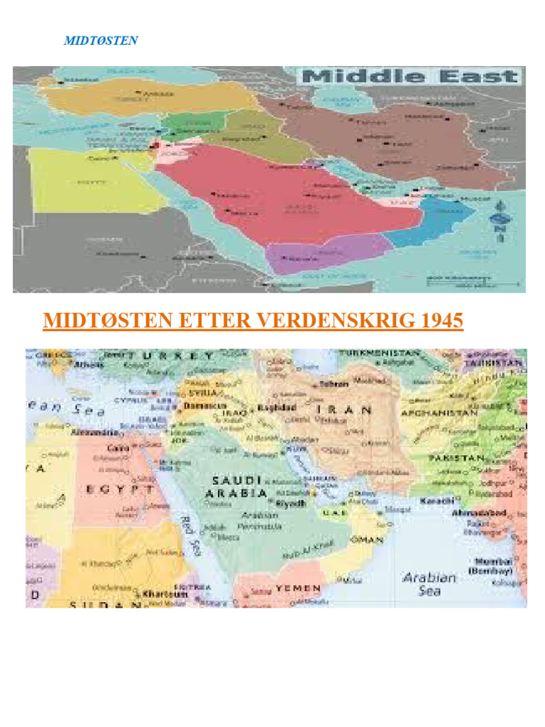 After 1945 Middle East | PDF