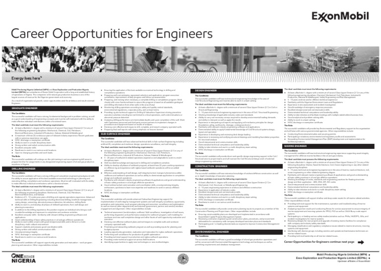 Career Opportunity Engineering 1 (A2 Centerspread) | PDF | Engineering ...