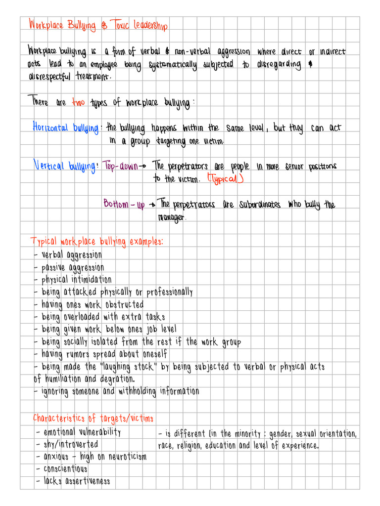 Psych Notes | PDF | Bullying | Psychological Resilience