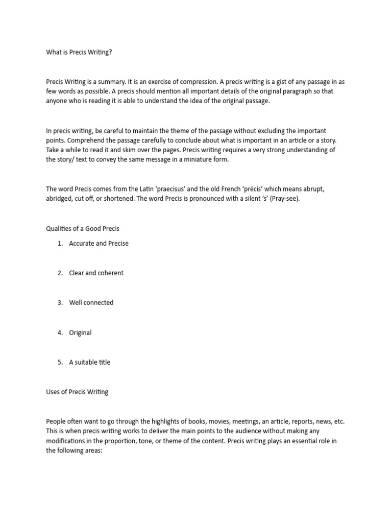 Precise Writing | PDF | Linguistics | Human Communication