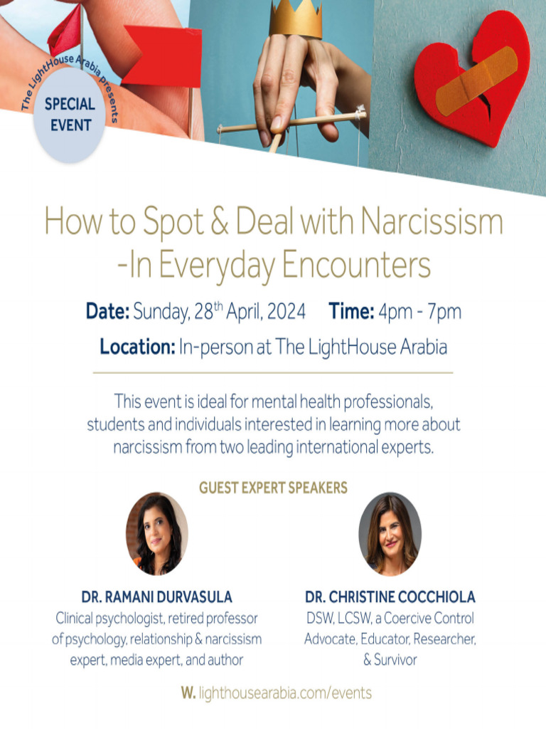 Join Us - How To Spot and Deal With Narcissism-2 | PDF