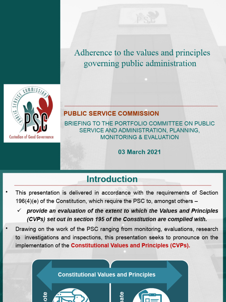 Evaluating Public Service Values Compliance | PDF | Human Resource ...