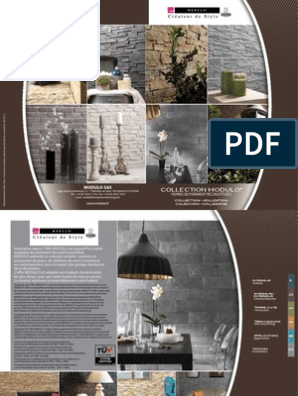 Modulo Catalogue | PDF | Emballage et étiquetage | Matériaux fabriqués par  l'homme