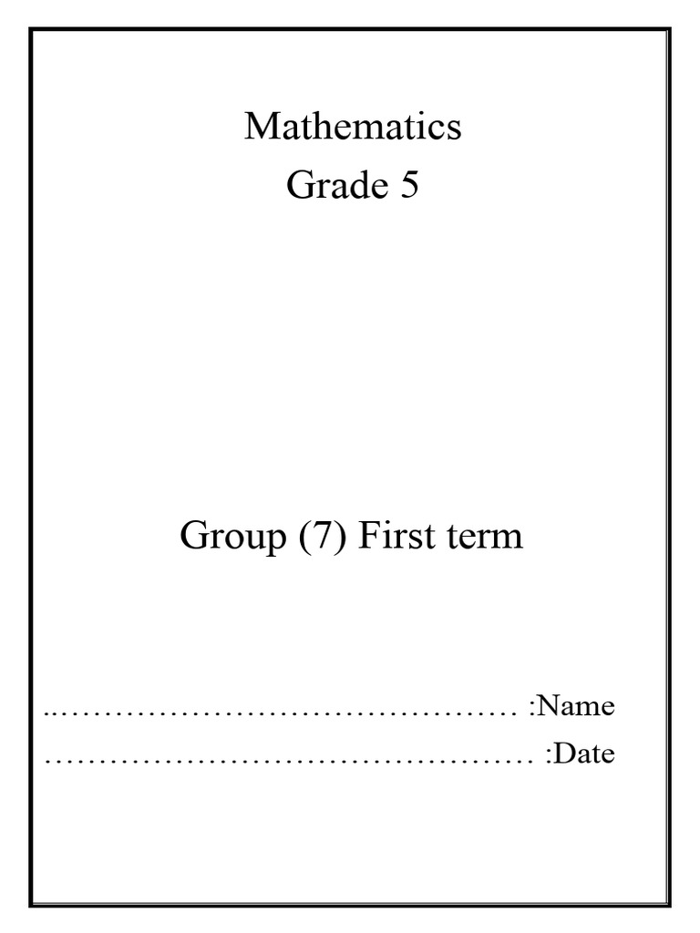 Group 7 | PDF | Division (Mathematics) | Mathematics